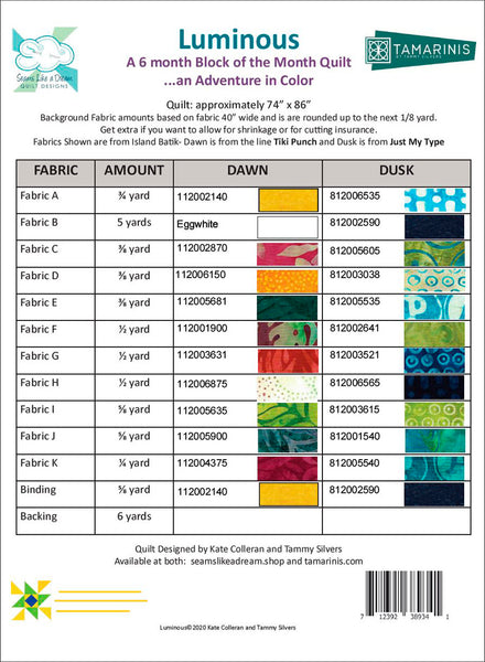 Luminous - Block of the Month PDF full pattern