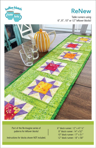 ReNew Table Runner PDF Pattern