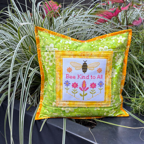 Bee Kind Cross Stitch Pattern
