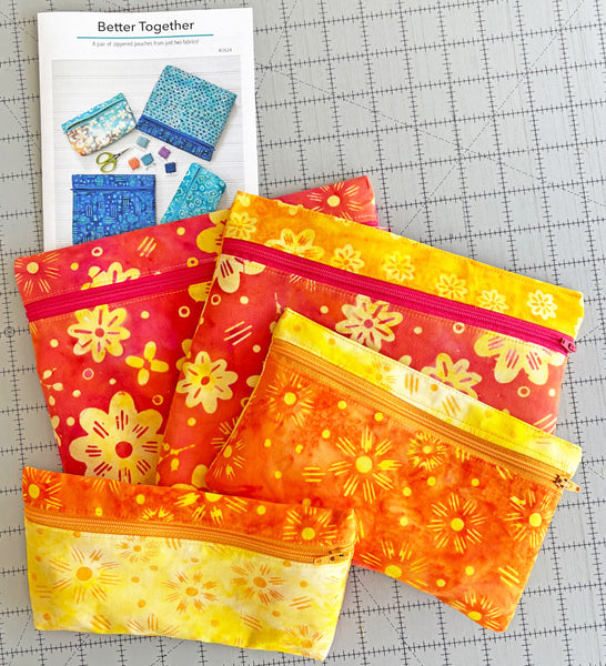 Better Together Zippered Pouch Pattern