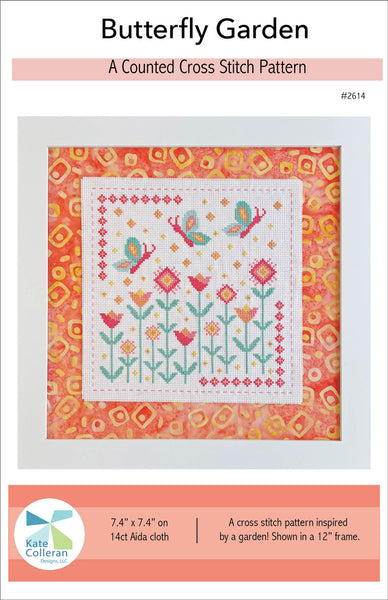 Butterfly Garden Cross Stitch PDF pattern