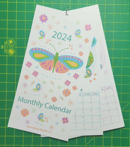 2024 Calendar - Butterflies by Kate Colleran