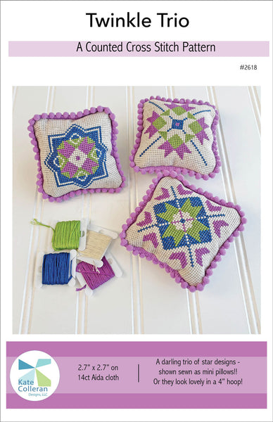 Twinkle Trio Cross Stitch pattern