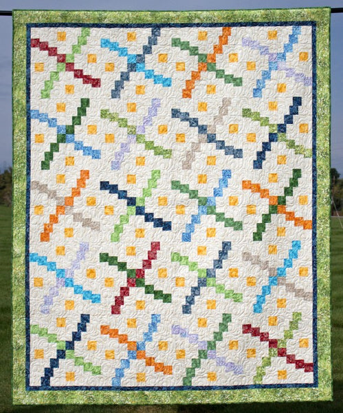 Whirlybird- a scrappy lap quilt 