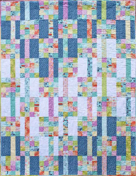 Meander - a fat quarter friendly quilt pattern designed by Kate Collleran