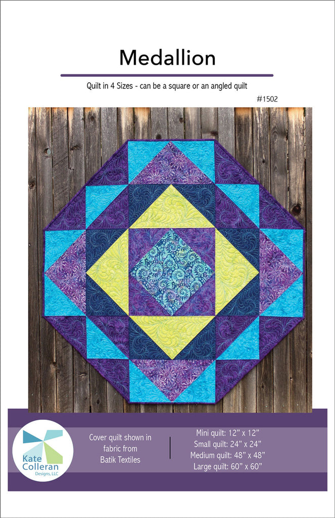 Medallion Grid Pattern Medallion - PDF Downloadable Pattern – Kate Colleran Designs