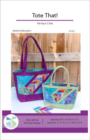 Grocery Tote Quilt Pattern Download