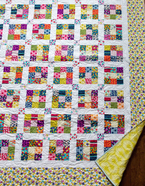 Ninth Square - easy to piece strip quilt